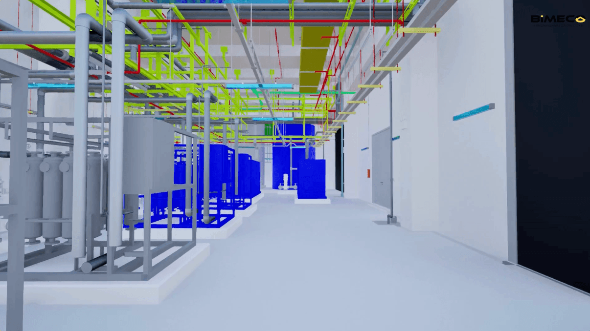 BIM plant model visualization