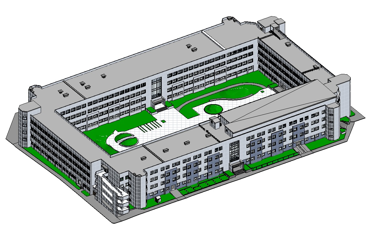 Scan-to-BIM Digital Twin for 6-Storey School Building - 2