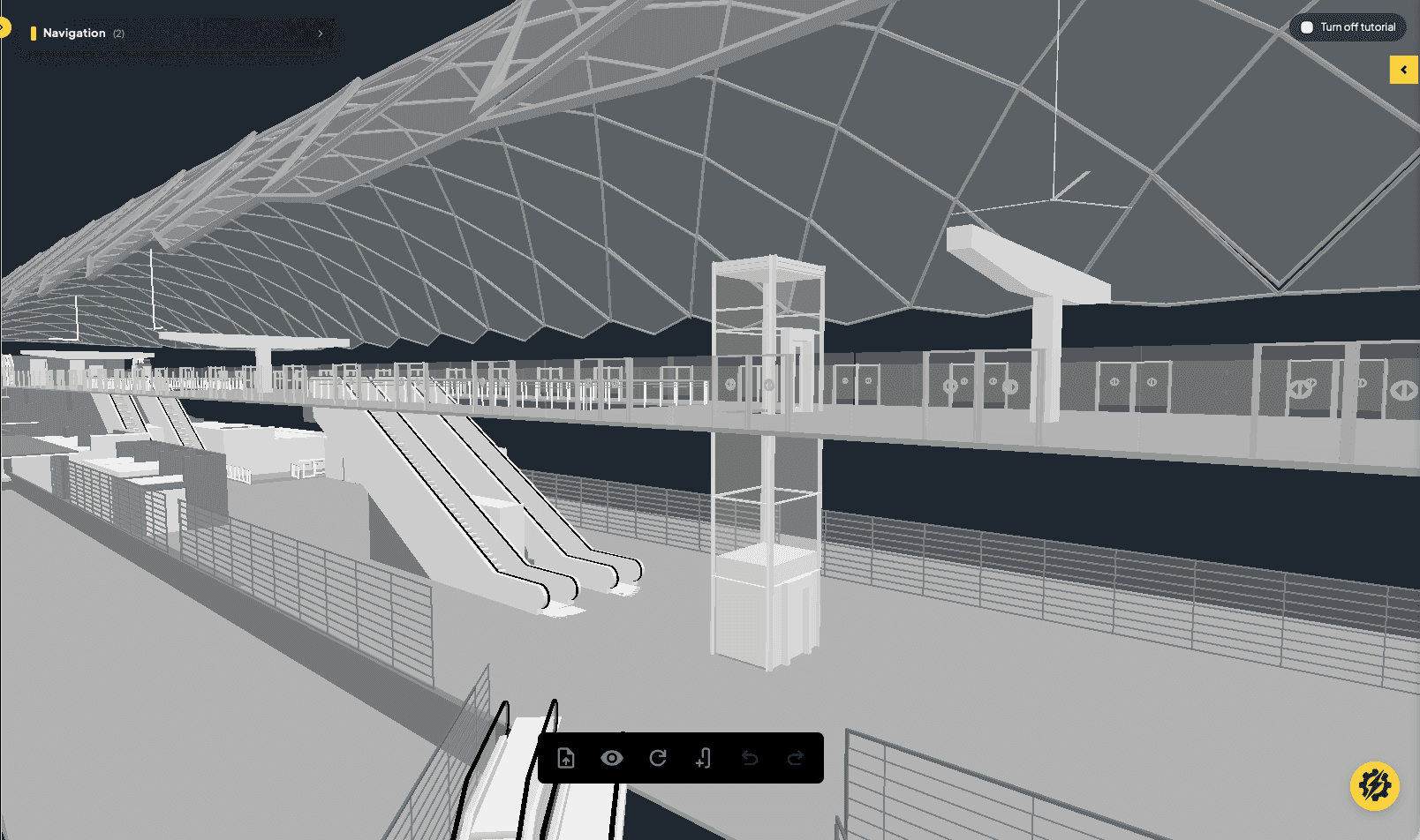 MRT Station Scan to BIM Model